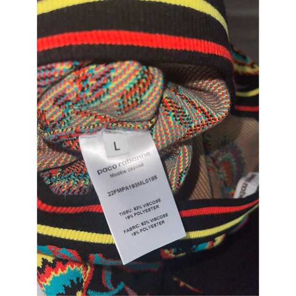 PACO RABANNE Floral Jacquard Straight-Leg Pants - Picture 7 of 7